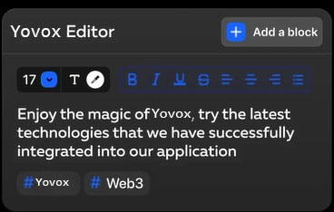 Editor screenshot